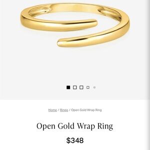 Ring Concierge Elegant Gold Wrap Ring